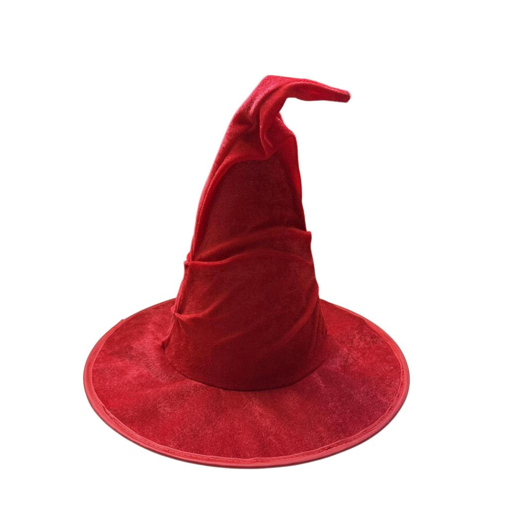 Hexe & Zauberer Maskenballhut für Kinder - Halloween Kostüm Spitzes Kopfschmuck