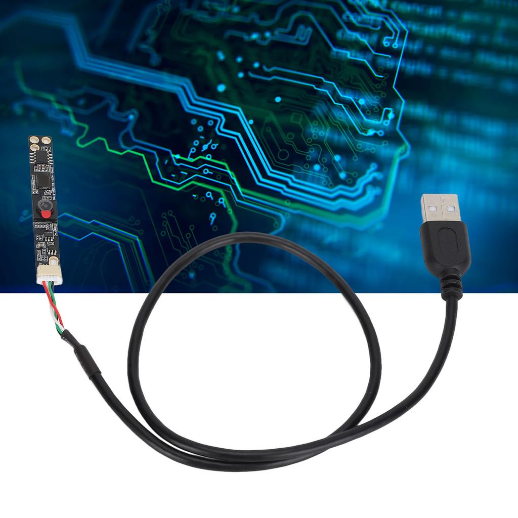 1 MP Kameramodul 66° 2,8 mm Fixfokus USB 2.0 Webcam Board mit USB-Kabel HBVCAMNB20231W