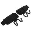 2pcs Wrist Rod Hook Straps Nylon Steel   Wrist Support Grip Belt for Weightlifting Trainning Gym