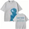 Rapper Daniel Caesar Get You Graphic Print Unisex Hip‑Hop Pop‑Music Men's High‑Quality Pure‑Cotton Streetwear Short‑Sleeve T-shirt