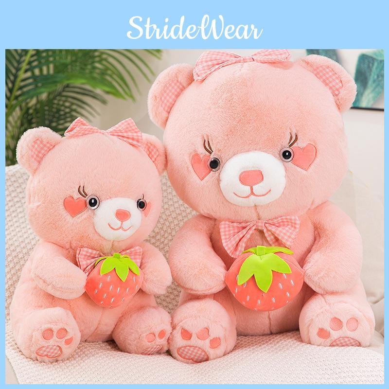 Bear Plush Strawberry Toy Animal Stuffed Doll Bedroom Decoration Gifts Kids