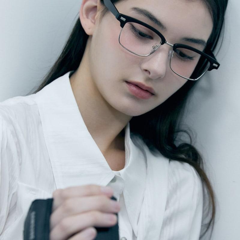 Oart Noor Glasses [BLACK SILVER]