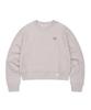 WACKY WILLY [26Ss] Women'S Lily Wappen Crop Sweatshirt Pink