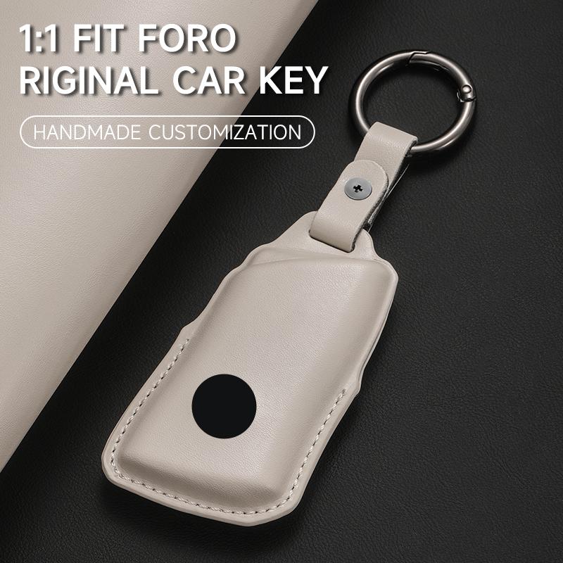 Genuine Leather Car Key Case Cover Key Bag For Lexus Nx Es Ux Us Rc Lx Gx Is Gs Lx57 250H 350 Ls 450H Protect Set Accessories