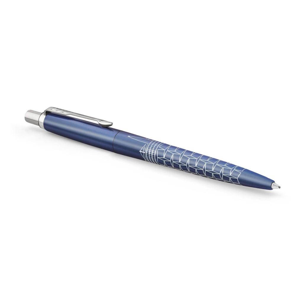 PARKER Jotter Blue CT Special Edition Ballpoint Medium Gift Luxury 2221605 Pen, Nib, Oil-Based, Boxed, Gift,