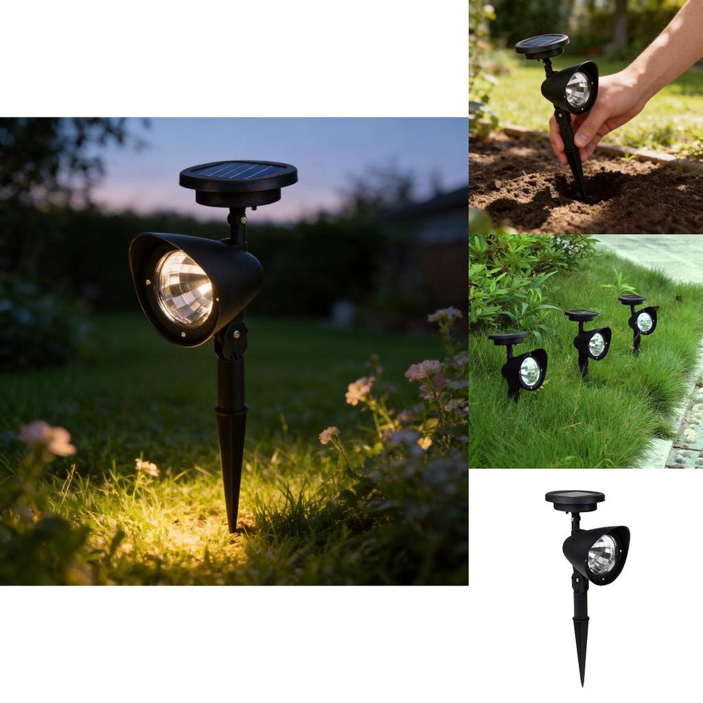 Outdoor Solar Lawn Lights With Waterproof Design For Garden Pathway Illumination