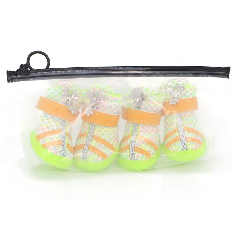 Spring Summer Pet Dog Shoes Breathable Mesh Small Dog Shoes Anti-slip Dog Sports Boots for Teddy Chihuahua