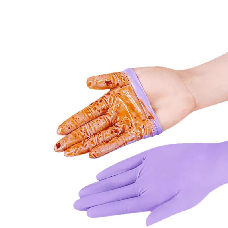 12-Inch Thickened Nitrile Food-Grade Disposable Gloves for Household Cleaning and Dishwashing