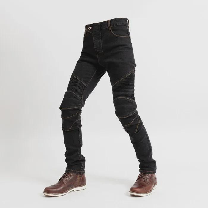Jeansy motocyklowe: Unisex, Odporny na upadki, Slim Fit, Na każdą porę roku