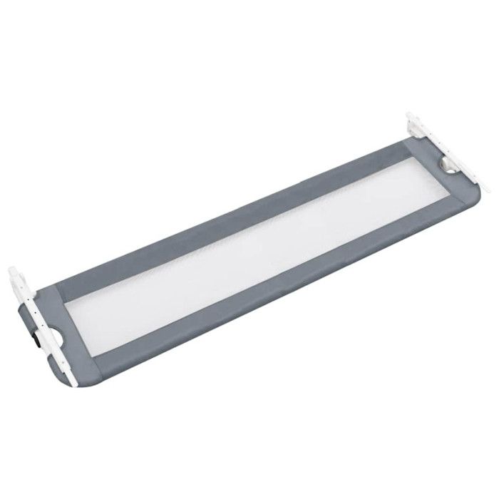 VidaXL Barrière de sécurité de lit d'enfant Gris 120x42 cm Polyester 10176