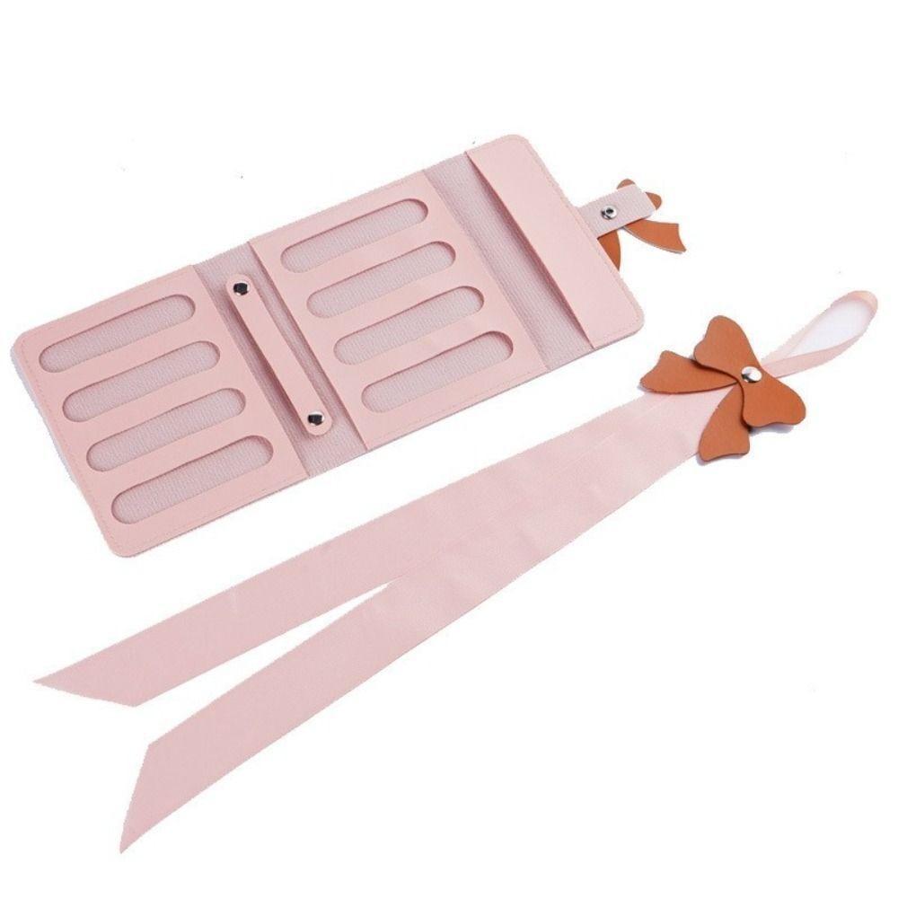 

Save Space Hairpin Carrying Case Pink Hair Accessory Box New HairClip Storage Bag Women Girl рожевий