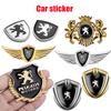 1PCS 3D Metal Auto Styling Logo Car Sticker Badge Emblem Tail Decal For Peugeot 207 3008 206 208 308 307 407 508 5008 2008 205