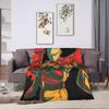 One Punch Man Saitama Anime Graphic Super Warm Blanket  Picnic Plush Bedding Throws Print Flannel Bedspread Sofa Bed Cover