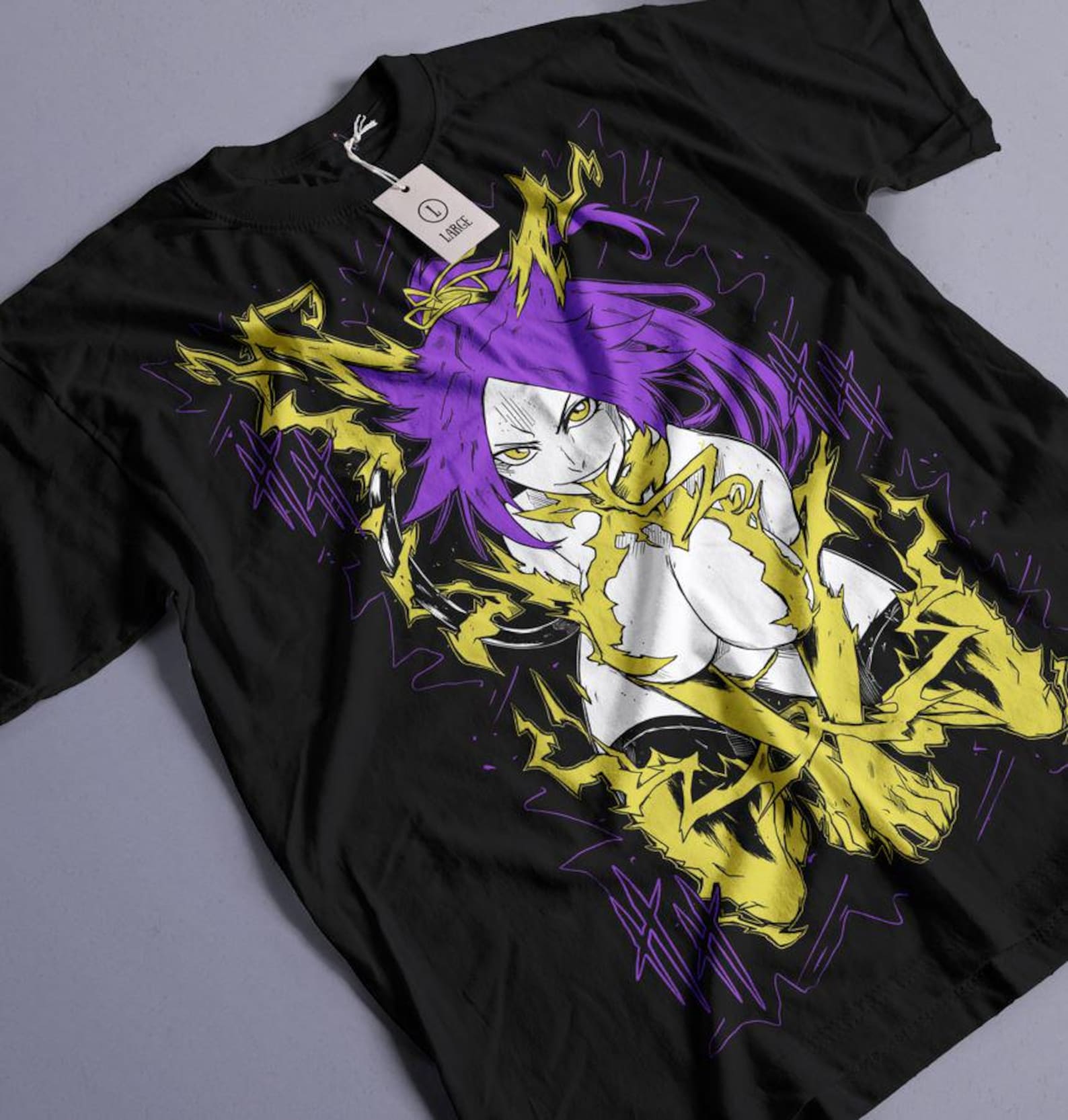 Unisex Waifu Material Anime T-Shirt, Anime Woman Shirt XL