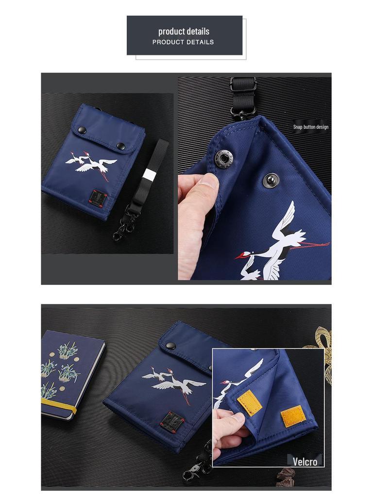 Unisex Travel Passport Holder with Lanyard - Double-Layer Neck Pouch for Secure Document Storage
