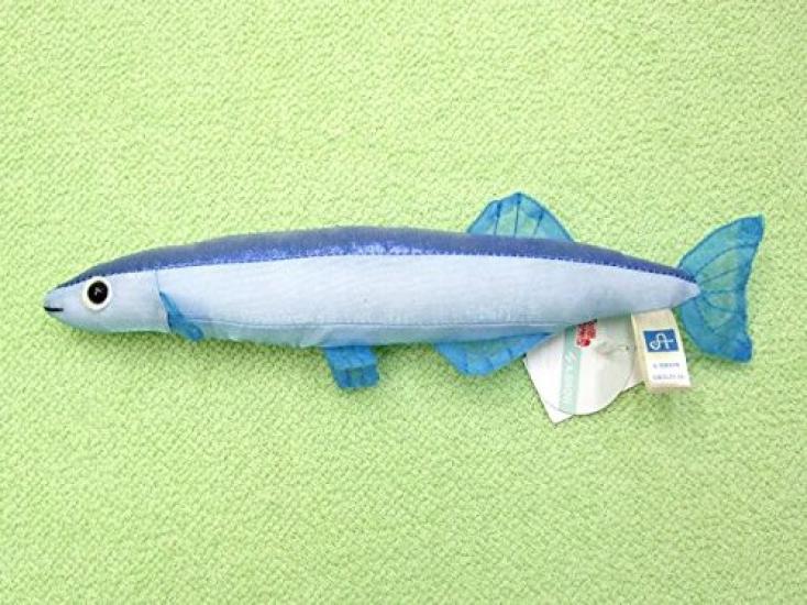 Pacific Saury Plush Toy, Small Size