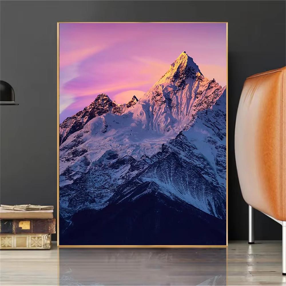 DIY 5D Diamond Painting Kits Landscape Full Drill Lake Beach Diamond Mosaic Hand Inlaid Rhinestone Embroidery Home DecorGift