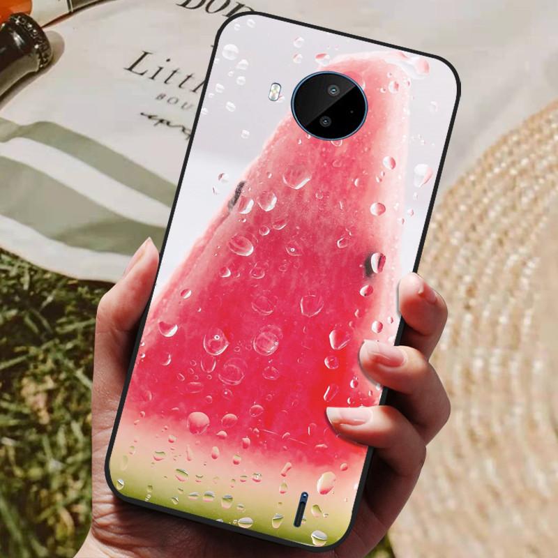 For Nokia C20 Case Soft TPU Silicone Cartoon Back Cover for Nokia C20 Plus Phone Cases TPU Black Bumper for NokiaC20 C 20 Plus