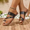 Fashion 2025 New Summer Women Flats Casual Sandals Plus Size Clip Toe Beach Slippers Flip Flops Women Slip-On Gladiator Slides Women