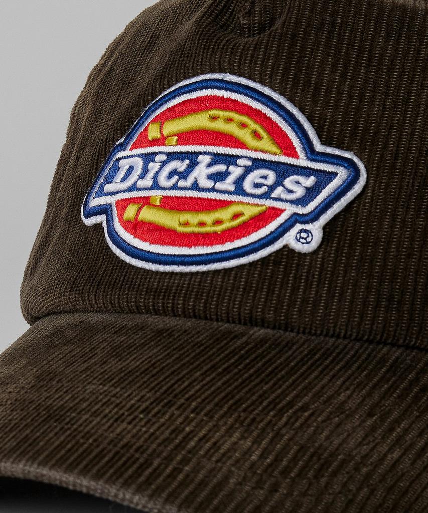 Dickies Tree Logo Corduroy Trucker Cap Washed Brown