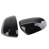 1 pereche capac oglindă retrovizoare laterală negru lucios, elegant, rezistent la culoare, ușor, capace oglindă ușă
