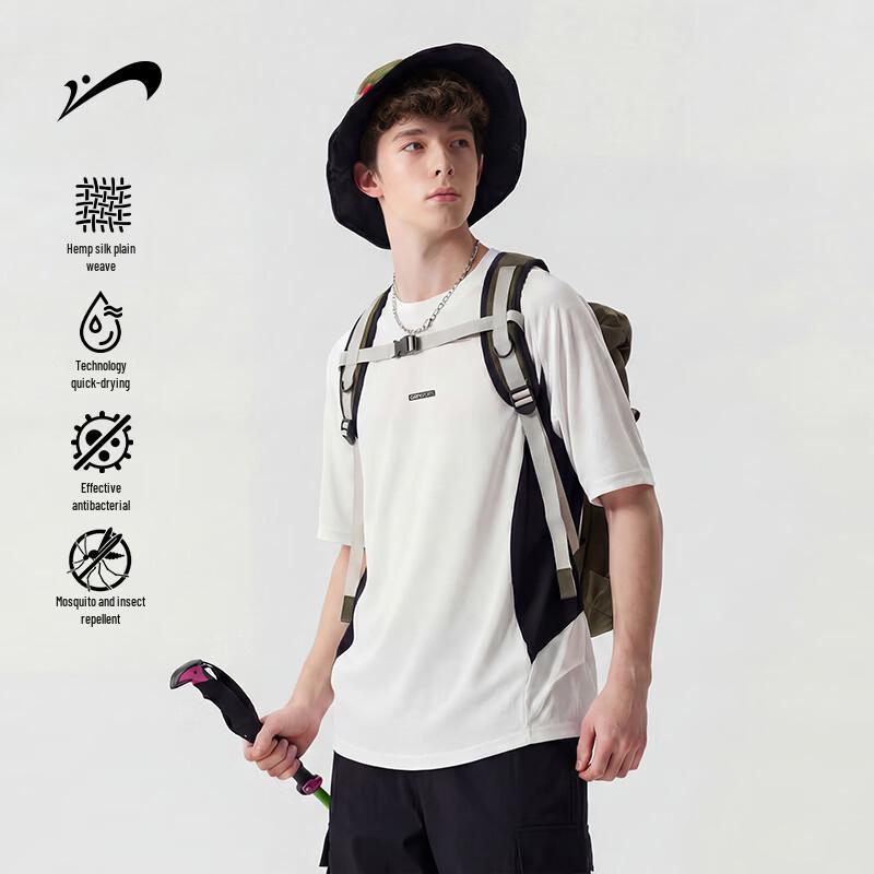 Guirenniao Men's Breathable Loose Fit Short Sleeve T-Shirt