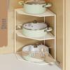 Corner Kitchen Counter Shelf: Multi-layer Pot and Cookware Storage Rack
