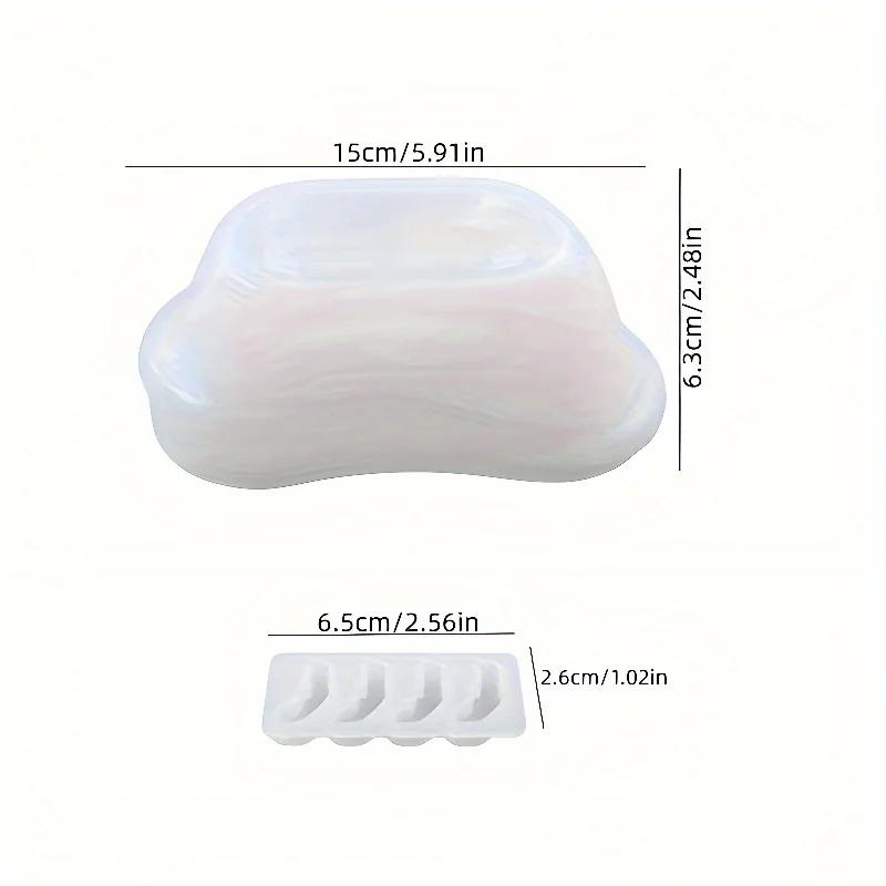 Mini Bathtub Dish Silicone Resin Molds,Bathtub Shaped Storage Box Silicone for Resin Plaster Concrete Casting,Silicone Bathtub