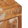 Nightstand Brown 35 X 33 X 48 Cm Solid Wood Reclaimed Wood