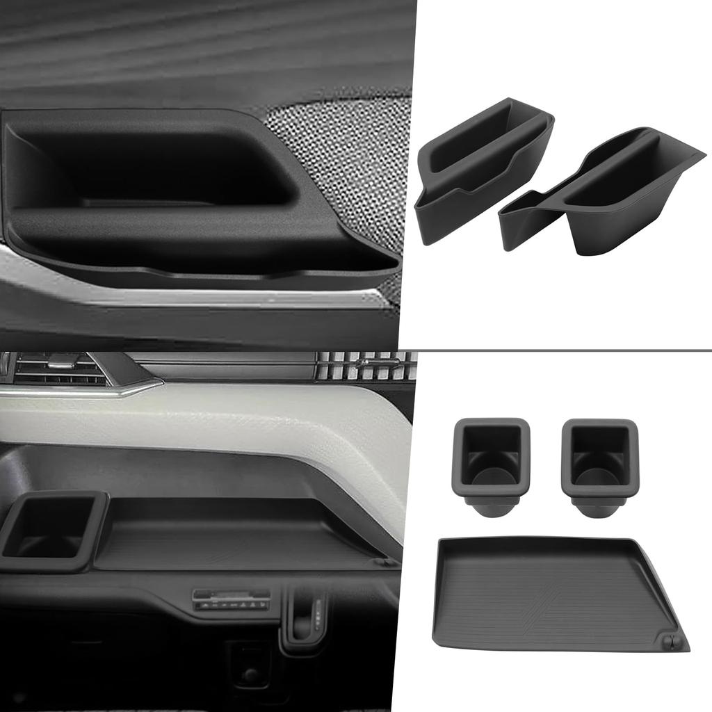 ZUNDUO Set for Suzuki New Bandit Passenger Seat Open Tray Dashboard Cup and Door Handle Storage Boxes BANDIT 4th November 2020 Rubber Mats for Front