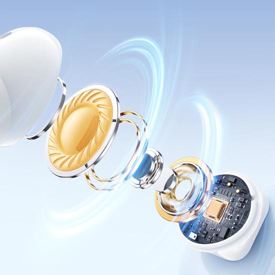 1 Pair Wireless Earphone with Smart Touch Screen Case Noise Canceling HiFi Sound Bluetooth-compatible 5.4