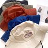 Chapeau de pêcheur en maille de nylon créatif Chapeau seau imperméable à séchage rapide pliable Chapeau de soleil souple Chapeau de soleil avec impression de lettres Sport