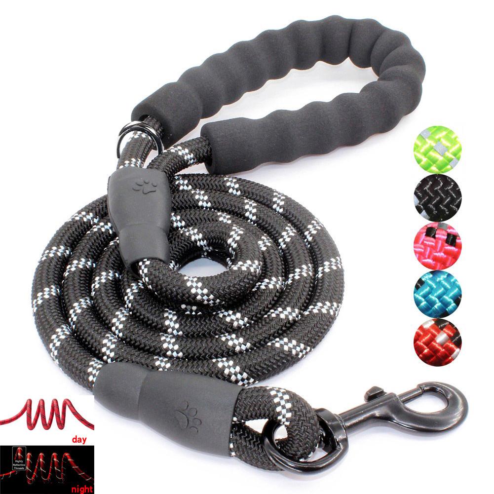 Reflective Nylon Pet Leash Chain for Outdoor Dogs Training Walking