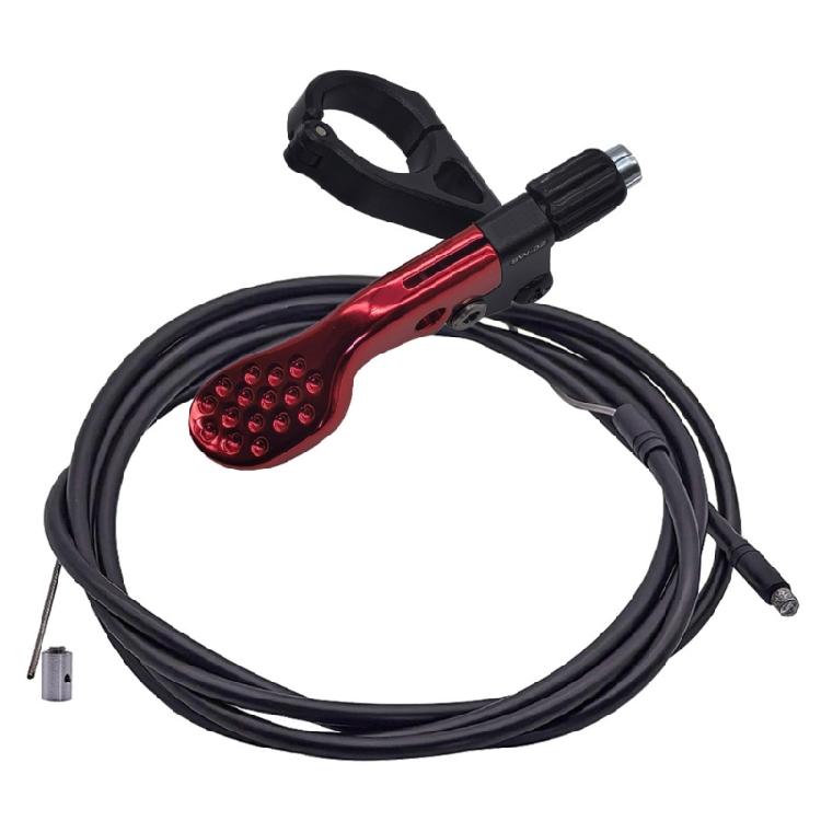 Aluminum Alloys Bike Dropper Post Remote Lever Bike Seats Tube Height Cable Adjustable Lever Easy to Installation