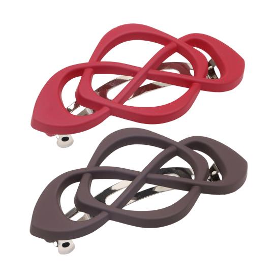 2Pcs Vintage Hair Barrettes French Style Hair Clips Women Girls