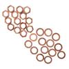 Nut Washer Kit Instrument Socket Connector Fasteners for Electric Guitar Bass M9 Female Thread