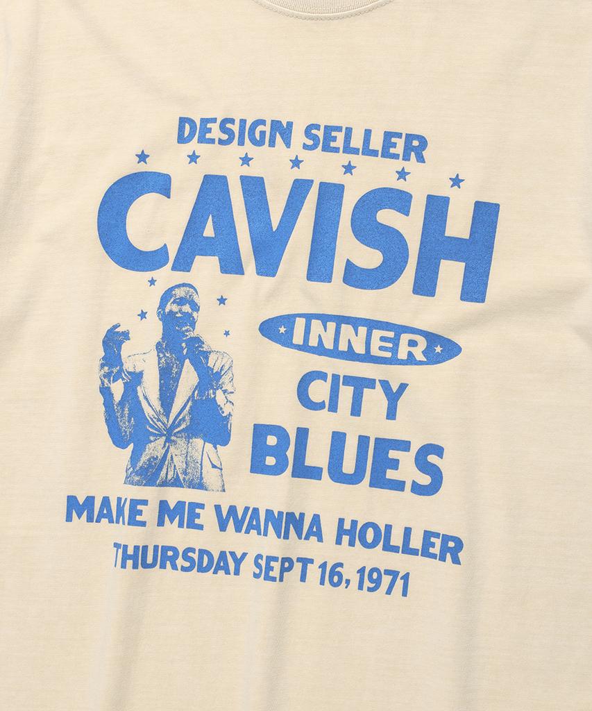 CAVISH Pigment City Blues Ss Tee Ivory(Cv2Emut513A)