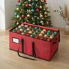 Foldable Oxford Cloth Storage Box with 128 Detachable Grids for Christmas Balls