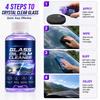 Car Windshield Oil Film Remover, Automotive Glass Cleaner For, Grime and Greasy Buildup