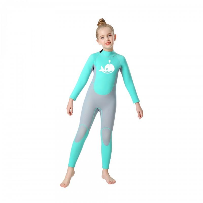 Kids Girls Neoprene Wetsuit Diving Snorkeling Swimming Surfing Warm Thermal UV Protection Winter