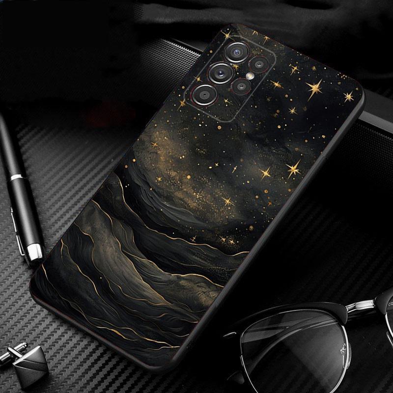 Clound Moon Star Night Phone Case For Samsung Galaxy S25 S24 S23 S22 S21 Ultra S24 S23 S22 S21 S25 Plus S24 S25 FE