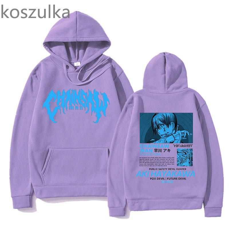 Chainsaw Unisex Hoodie Aki Hayakawa Unisexga Hoodies Unisex Anime Unisex/Damen Streetwear Pullover Harajuku Sweatshirts Grafikkleidung