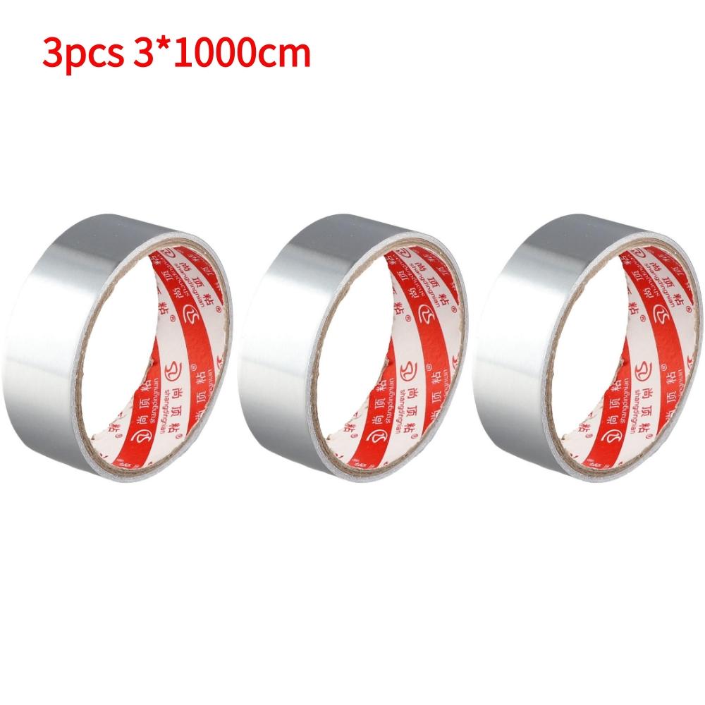 Aluminum Foil Duct Tape Professional Grade Silver Adhesive Sealing Tape for HVAC Refrigerator Heat Insulation Leak Proof Tape