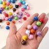 10pcs Candy Color Large Bell Beads 14mm Christmas Tree Ornaments Pet Bells  Charms Accessories