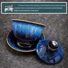 Sushiceramic 13-Piece Kung Fu Tea Set with Silver Glaze