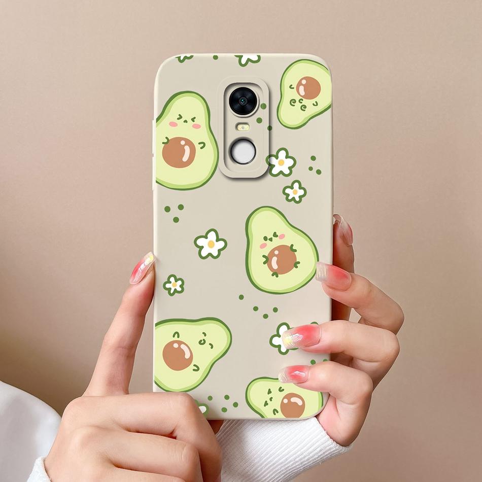 

Cases For Redmi Note 5 Redmi 5 Plus Cat Soft Smooth Liquid Silicone Full Coverage Anti Choc Phone Bumper For Redmi 5+ Note5 Capa Redmi 5 Plus