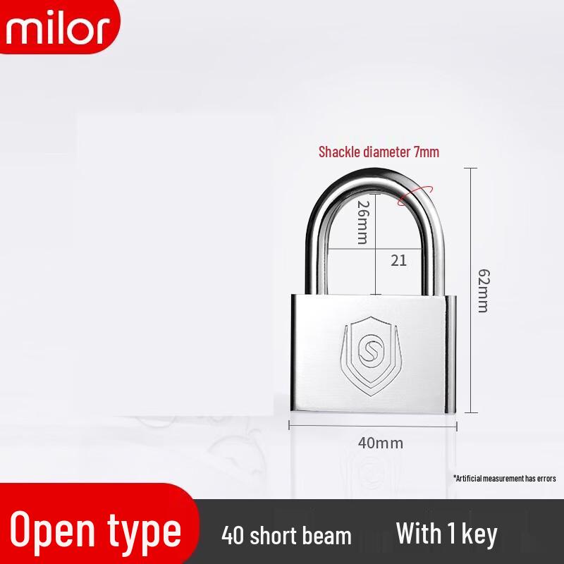 AVADEN Disposable Stainless Steel Padlock