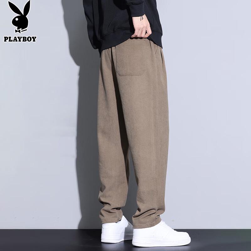 PLAYBOY Men's Autumn/Winter Straight-Leg Casual Sweatpants