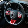 3 Buc. Acoperire Buton Interior Volan Auto Autocolant Fibră de Carbon Decor Interior Accesorii Auto pentru MG5 MG6 MG HS ZS