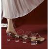 Fairy Style Slippers Transparent Word with Thick Heel High Heel Sandals Women's Summer Wear